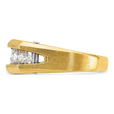 Men's 14K Two-Tone Gold 1 1/2 ct tw Lab-Grown Diamond Five Ring – view 3