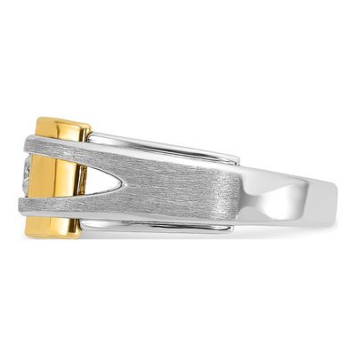 Men's 14K Two-Tone Gold Diamond Ring Mounting – view 5