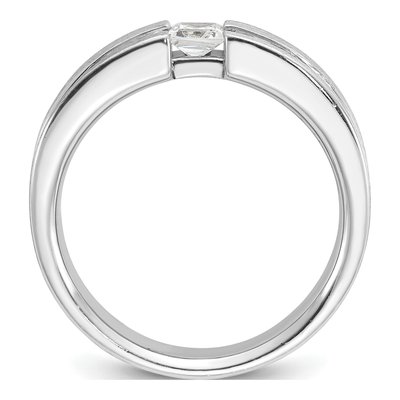 Men's 14K White Gold Diamond Ring Mounting – view 2