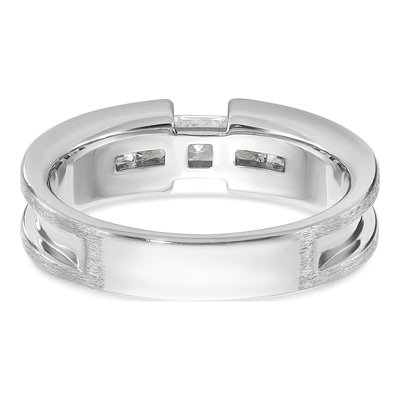 Men's 14K White Gold Diamond Ring Mounting – view 7