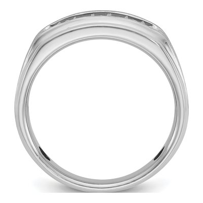 Men's 14K White Gold Diamond Ring Mounting – view 2