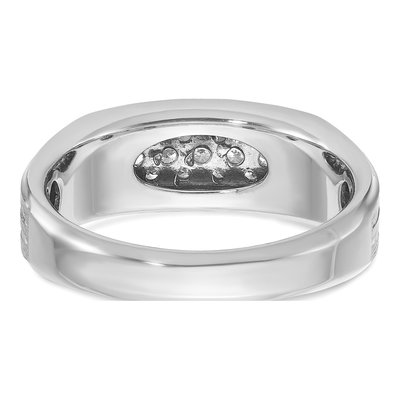 Men's 14K White Gold Diamond Ring Mounting – view 7