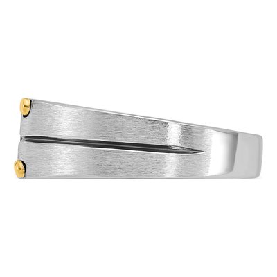 Men's 14K Two-Tone Gold Diamond Ring Mounting – view 5