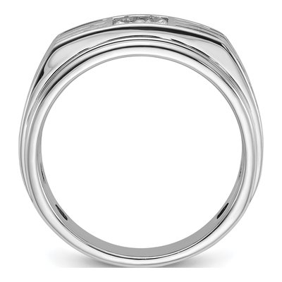 Men's 14K White Gold 1/3 ct tw Lab-Grown Diamond Ring – view 2