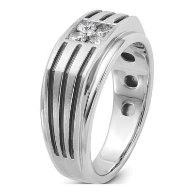 Men's 14K White Gold 1/3 ct tw Lab-Grown Diamond Ring – view 6