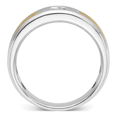 Men's 14K Two-Tone Gold Diamond Ring Mounting – view 2