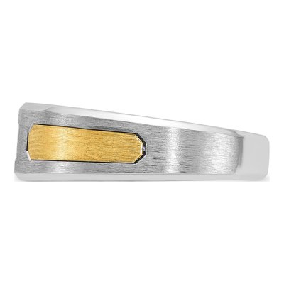 Men's 14K Two-Tone Gold Diamond Ring Mounting – view 5