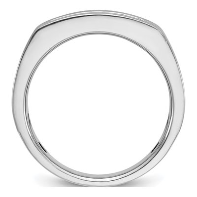 IBGoodman 14K White Gold Men's 1/2ct Diamond Ring – view 2