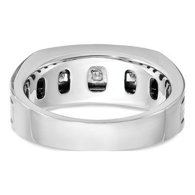 IBGoodman 14K White Gold Men's 1/2ct Diamond Ring – view 7