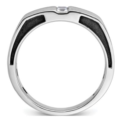 Men's 14K White Gold Diamond Ring Mounting – view 2