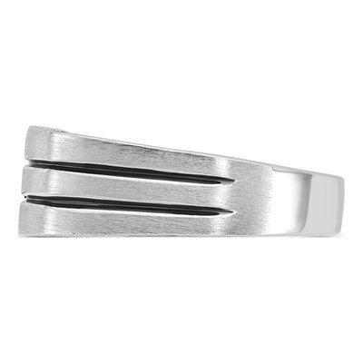 Men's 14K White Gold Diamond Ring Mounting – view 5