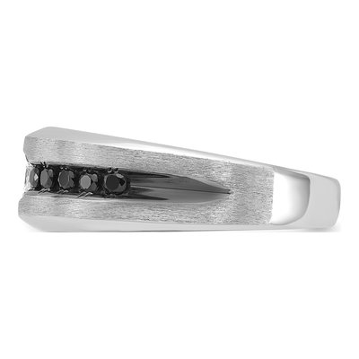 Men's 14K White Gold Diamond Ring Mounting – view 6