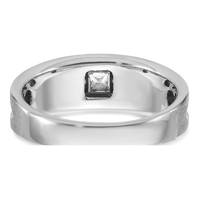 Men's 14K White Gold Diamond Ring Mounting – view 8
