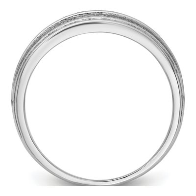 Men's 14K White Gold 5-Stone Ring Mounting – view 2