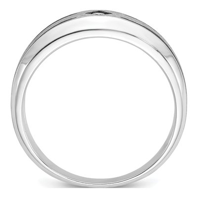 Men's 14K White Gold Diamond Ring Mounting – view 2