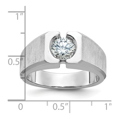 Men's 14K White Gold Diamond Ring Mounting – view 2