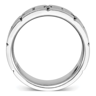 Men's 14K White Gold Diamond Ring Mounting – view 2