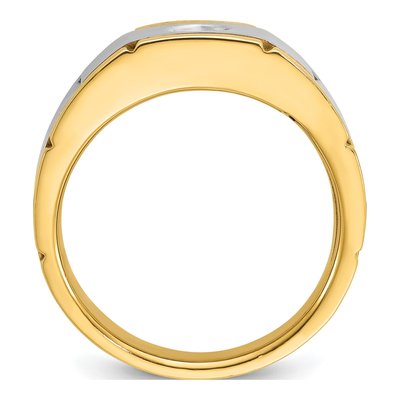 Men's 14K Two-Tone Gold Diamond Ring Mounting – view 2