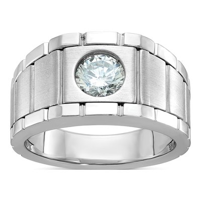 Men's 14K White Gold Ring Mounting