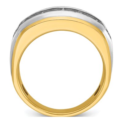 Men's 14K Yellow Gold Diamond Ring Mounting – view 2