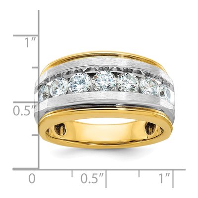 Men's 14K Yellow Gold Diamond Ring Mounting – view 3