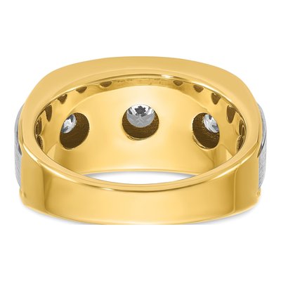 Men's 14K Yellow Gold Diamond Ring Mounting – view 7
