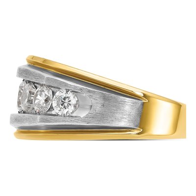 Men's 14K Yellow Gold Diamond Ring Mounting – view 5