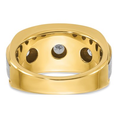 Men's 14K Yellow Gold Diamond Ring Mounting – view 7
