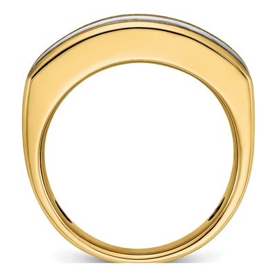 Men's 10K Two-Tone Gold 2 ct tw Diamond Ring – view 2