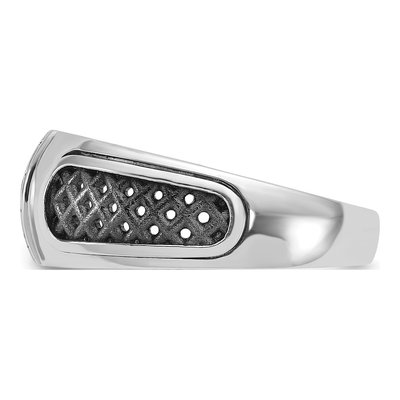Men's 14K White Gold Diamond Ring Mounting – view 5
