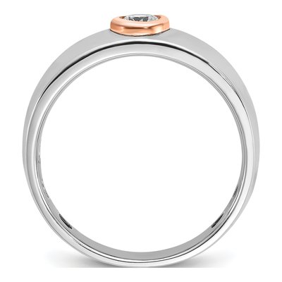 Men's 14K Two-Tone Gold Diamond Ring Mounting – view 2