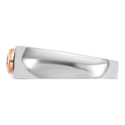 Men's 14K Two-Tone Gold Diamond Ring Mounting – view 5