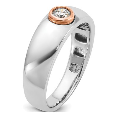 Men's 14K Two-Tone Gold Diamond Ring Mounting – view 8