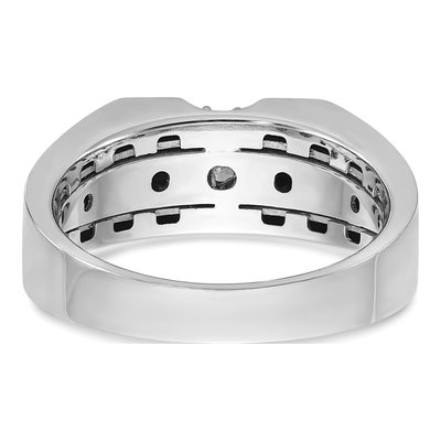 Men's 14K Two-Tone Gold 3/8 ct tw Diamond Ring – view 7