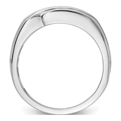 Men's 14K White Gold Diamond Ring Mounting – view 2