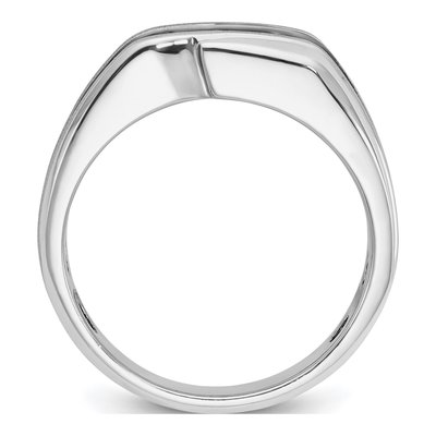 Men's 14K White Gold Diamond Ring Mounting – view 2