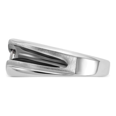 Men's 14K White Gold 1/5 ct tw Lab-Grown Diamond Ring – view 3