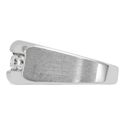 Men's 14K White Gold Diamond 5-Stone Ring Mounting – view 3