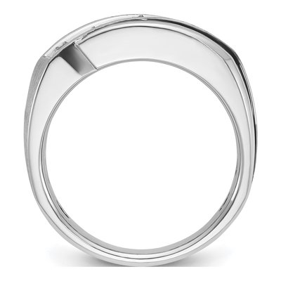 Men's 10K White Gold Diamond Ring Mounting – view 2