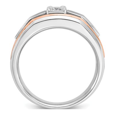 Men's 14K Two-Tone Gold Diamond Ring Mounting – view 2