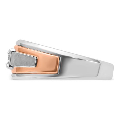 Men's 14K Two-Tone Gold Diamond Ring Mounting – view 5