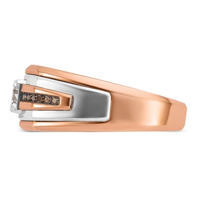 Men's 14K Two-Tone Gold Diamond Ring Mounting – view 4