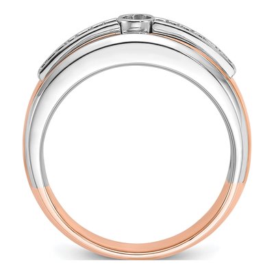 Men's 10K Two-Tone Gold Holds Ring Mounting – view 2