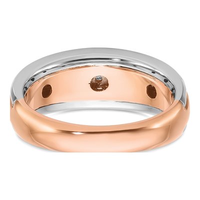 Men's 14K Two-Tone Gold Diamond Ring Mounting – view 7