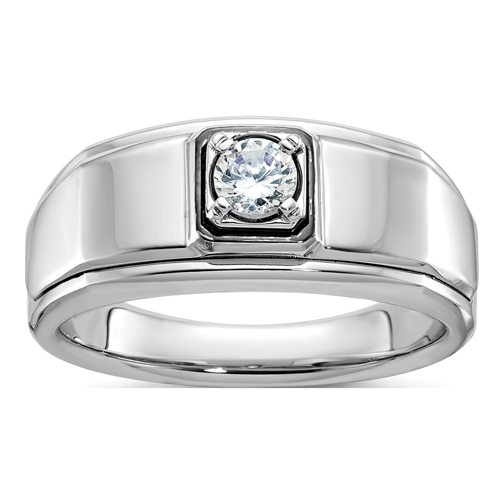 IB Goodman 10K White Gold Men's Diamond Ring