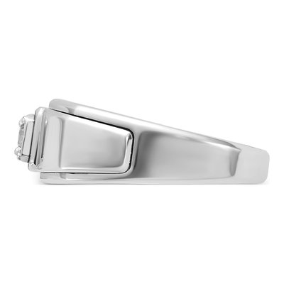 Men's 14K White Gold Diamond Ring Mounting – view 5