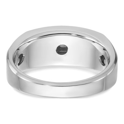 Men's 14K White Gold Diamond Ring Mounting – view 7