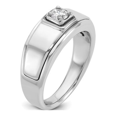 Men's 14K White Gold Diamond Ring Mounting – view 8