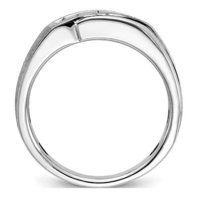Men's 14K White Gold 5-Stone Ring Mounting – view 2