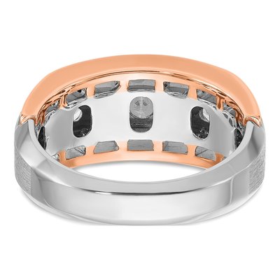 Men's 10K Two-Tone Gold Diamond Ring Mounting – view 7